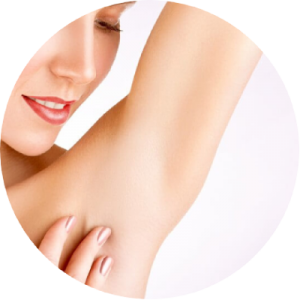 Depilacja laserowa pach.